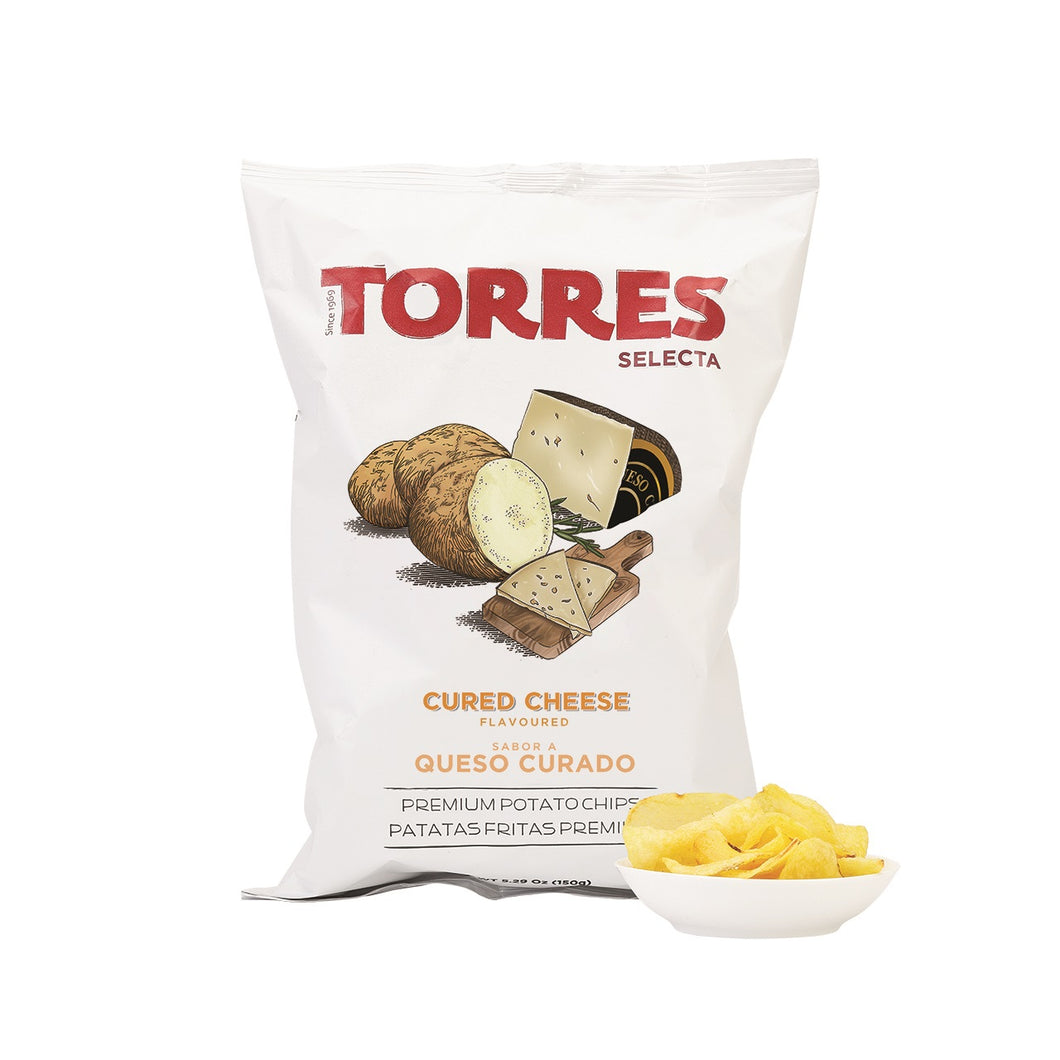 Torres Cured Cheese Potato Crisps, 150g