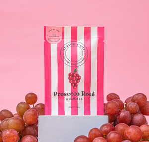 Prosecco Rosé Gummies Gift Bag, 50g